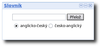 Slovník jako Google Gadget